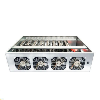 CE 4GB DDR3 Multi Gpu Mining Rig Machine ، ETH Aluminium Mining Rig