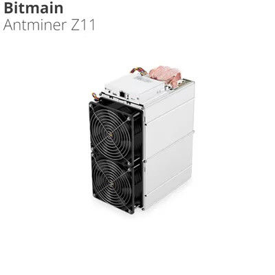 1418W Antminer Z11 135k Equihash ZEC Asic Miner مع مزود الطاقة