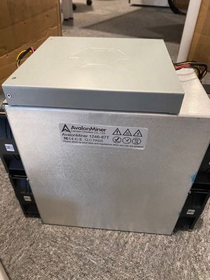 آلة تعدين بلوكتشيان Asic Avalon A1246 83t 3150W SHA256 Algorythm