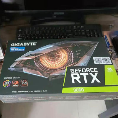 ثلاثة مراوح بطاقات فيديو جرافيك NVIDIA Gigabyte RTX 3060 GAMING OC 12G GDDR6