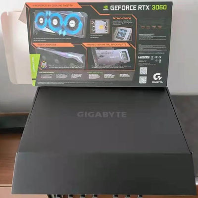 ثلاثة مراوح بطاقات فيديو جرافيك NVIDIA Gigabyte RTX 3060 GAMING OC 12G GDDR6