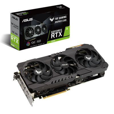 بطاقة رسومات للألعاب DDR6X TUF RTX 3090 OC 24G GAMING 1740 1770MHz Cyberpunk